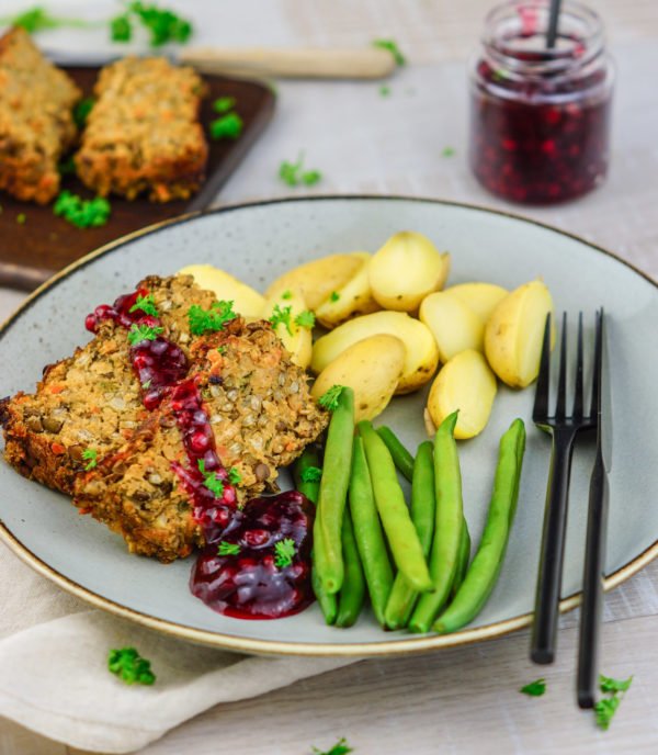 Veganes Weihnachtsmenü Mit Seitanbraten | Deutschland Is(s)t Vegan